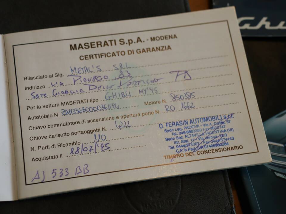 Bild 47/50 von Maserati Ghibli 2.0 (1995)