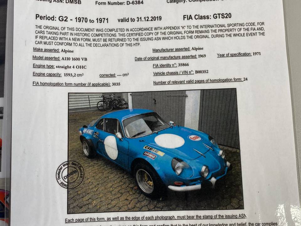 Immagine 27/38 di Alpine A 110 1600 S (1969)