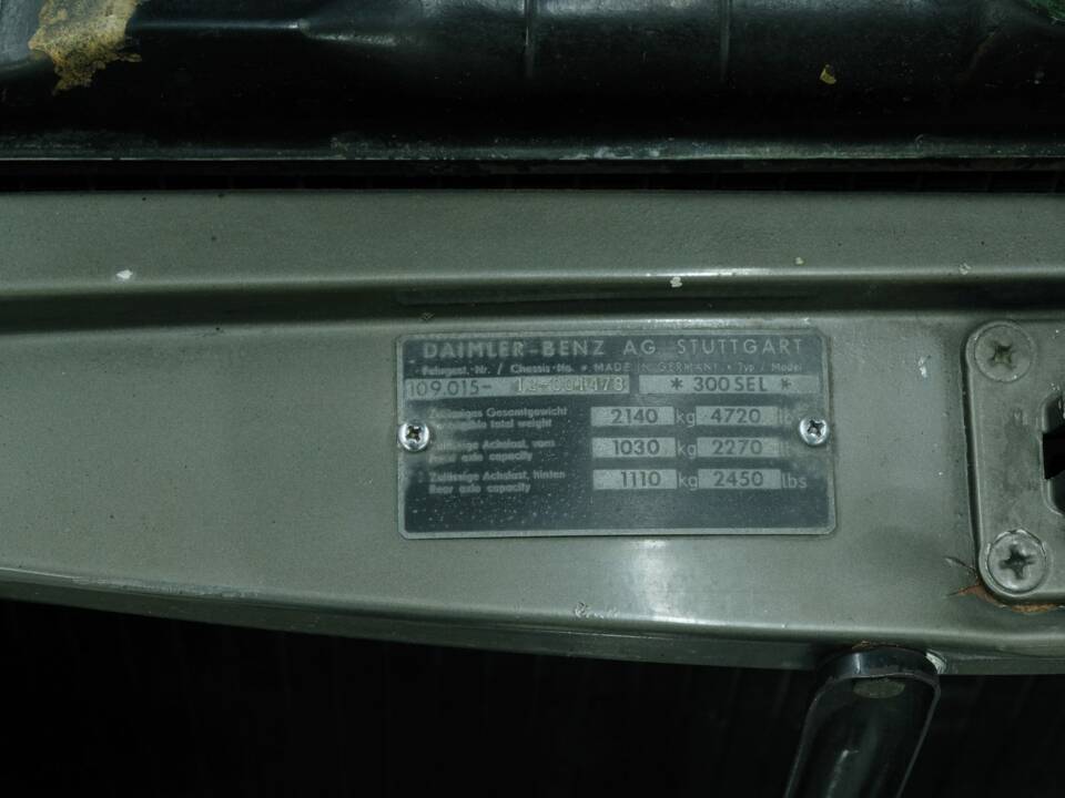 Bild 49/50 von Mercedes-Benz 300 SEL (1967)