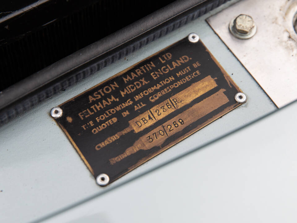 Afbeelding 62/94 van Aston Martin DB 4 (1960)