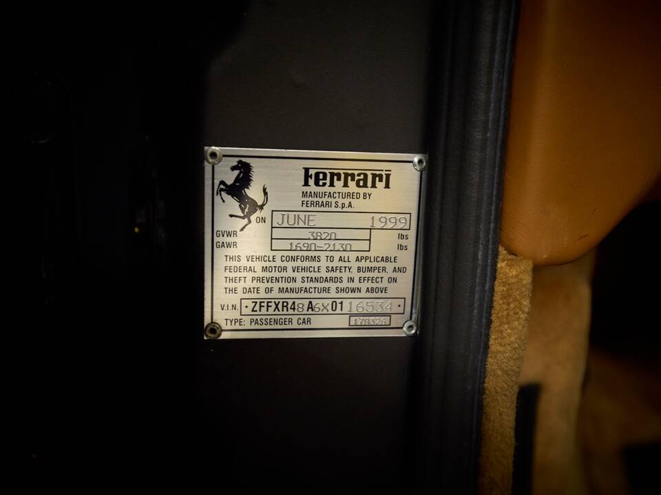 Image 76/100 of Ferrari F 355 Spider (1999)