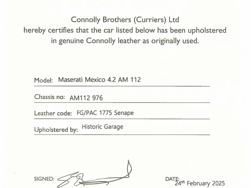 Image 100/101 of Maserati Mexico 4200 (1971)