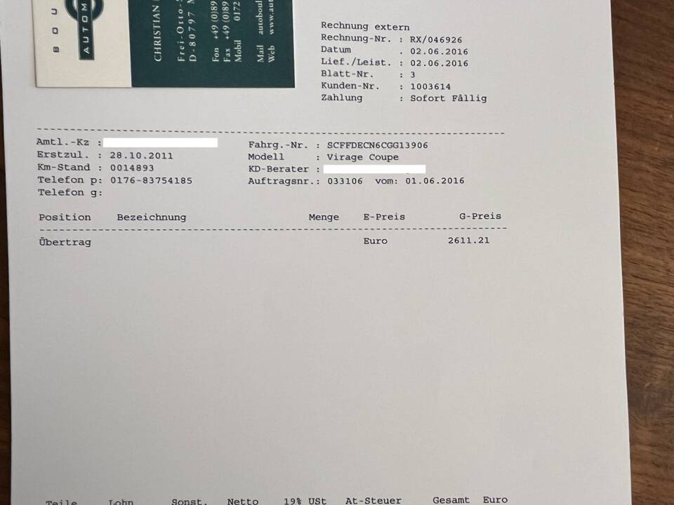 Immagine 80/80 di Aston Martin Virage (2011)