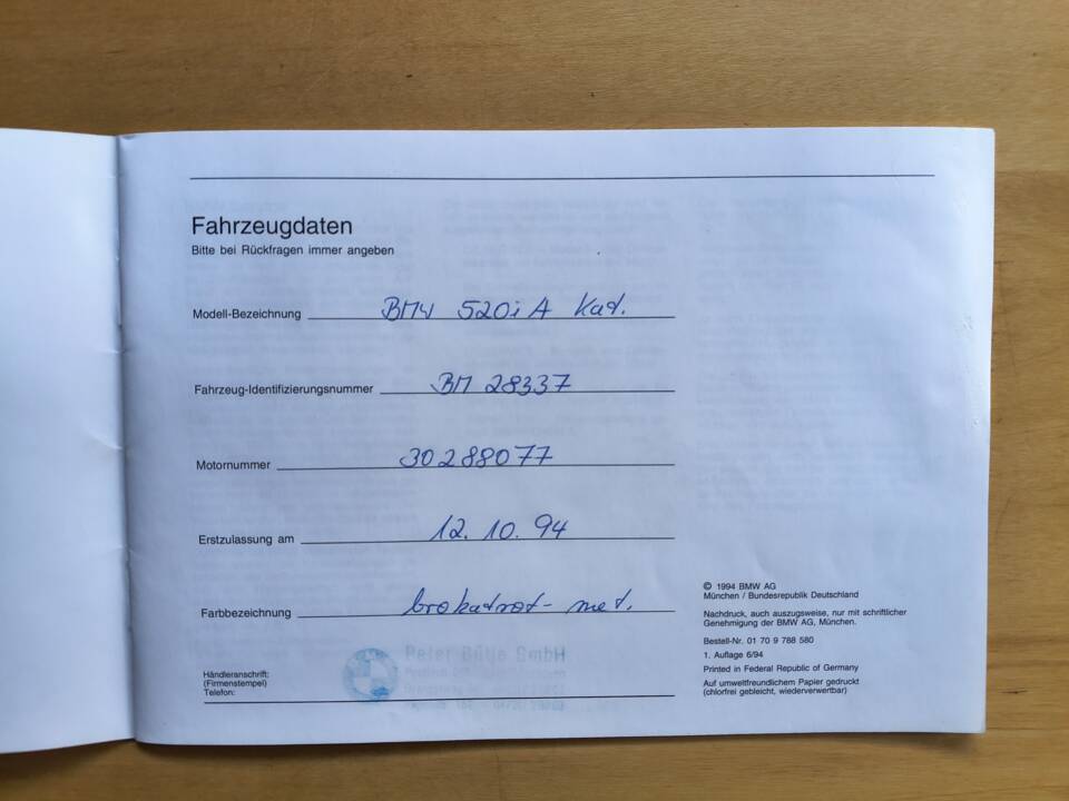 Bild 27/32 von BMW 520i (1994)