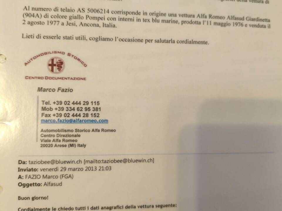 Image 5/6 of Alfa Romeo Alfasud 1.2 Giardinetta (1975)