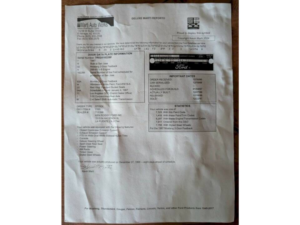 Image 33/35 of Ford Mustang 390 GTA (1967)