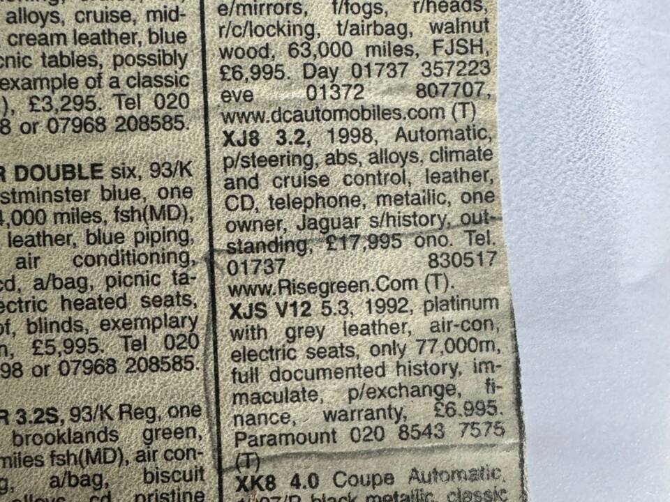 Image 33/34 of Jaguar XJS 5.3 V12 (1992)