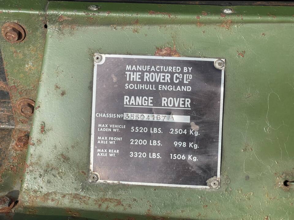 Image 13/13 of Land Rover Range Rover Classic 3.5 (1972)