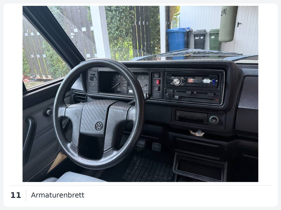 Image 12/15 of Volkswagen Golf Mk I Convertible 1.8 (1988)
