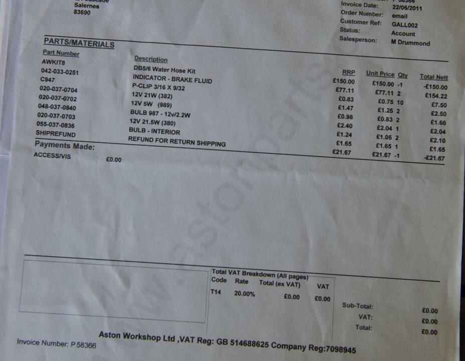 Bild 26/50 von Aston Martin DB 6 Vantage (1966)