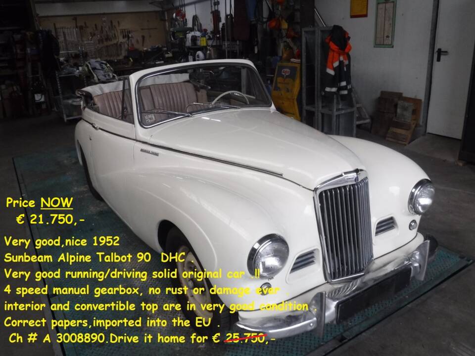 Bild 25/31 von Sunbeam Alpine Talbot (1952)