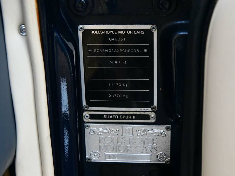 Bild 32/50 von Rolls-Royce Silver Spur II (1993)