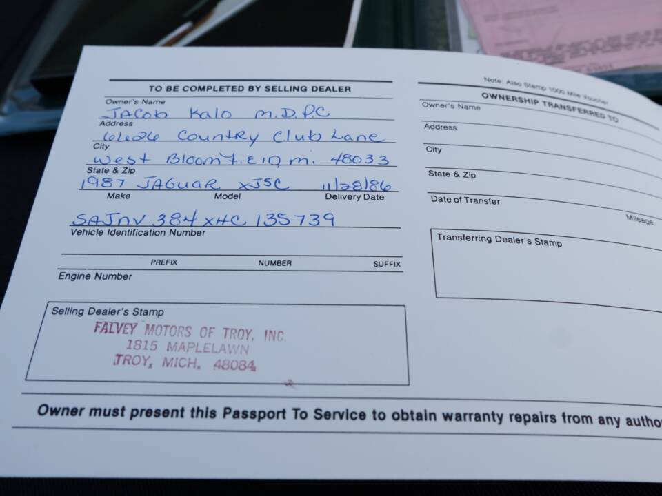 Imagen 89/91 de Jaguar XJ-SC V12 (1986)