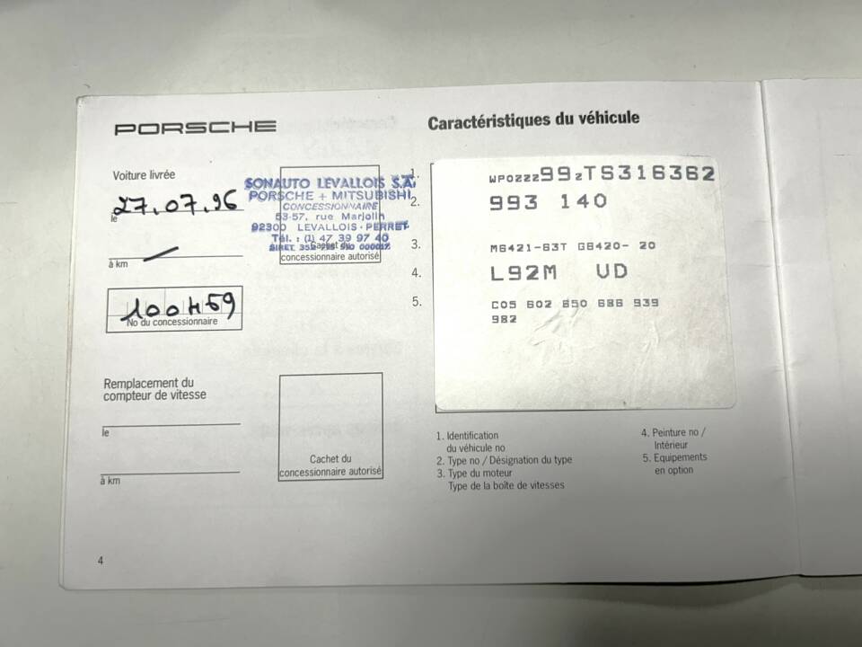 Bild 30/33 von Porsche 911 Carrera 4S (1996)
