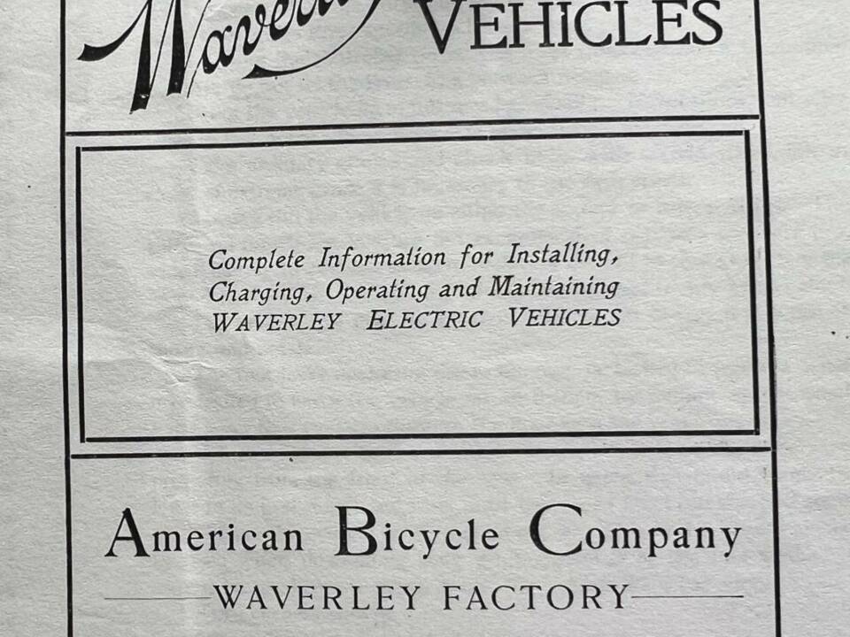 Bild 18/19 von Pope Waverley Model 71 Electric (1908)