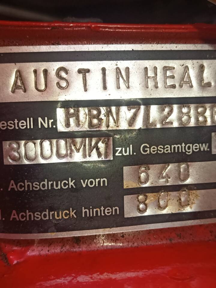 Image 20/23 de Austin-Healey 3000 Mk I (BN7) (1959)