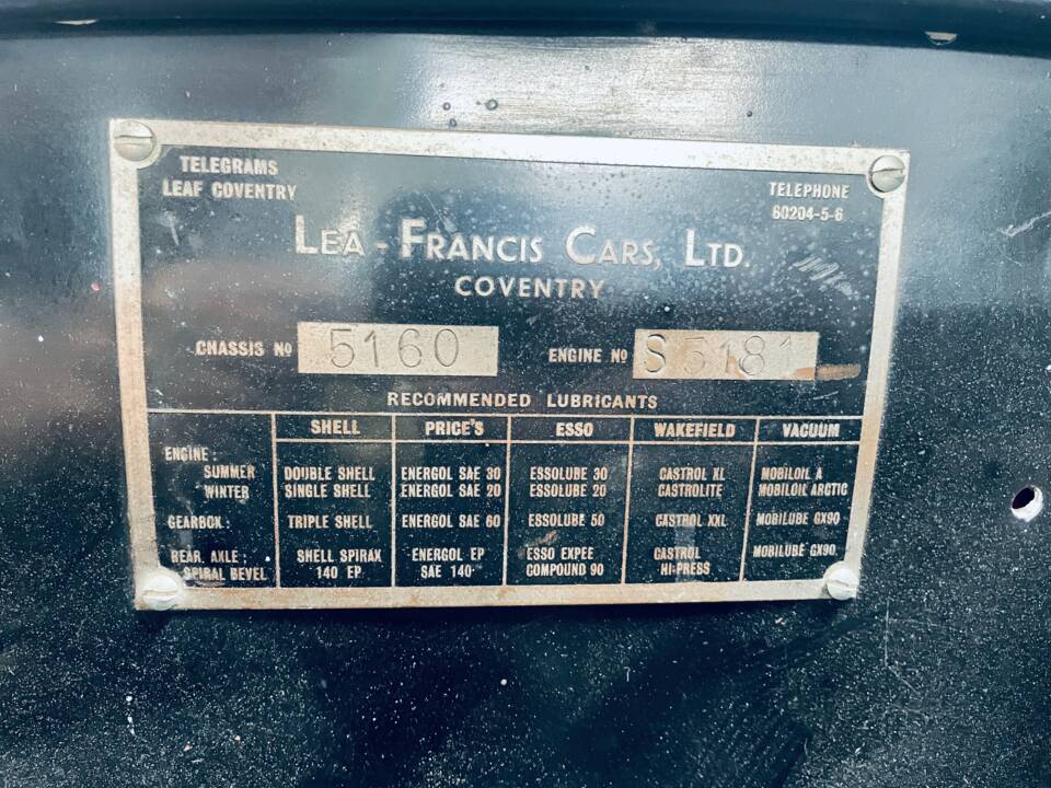 Image 17/17 de Lea-Francis 2,5 Litre (1950)