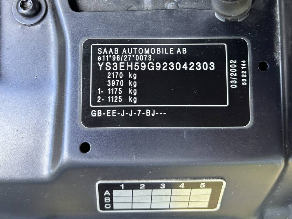 Image 22/33 de Saab 9-5 2.3 Turbo (2002)