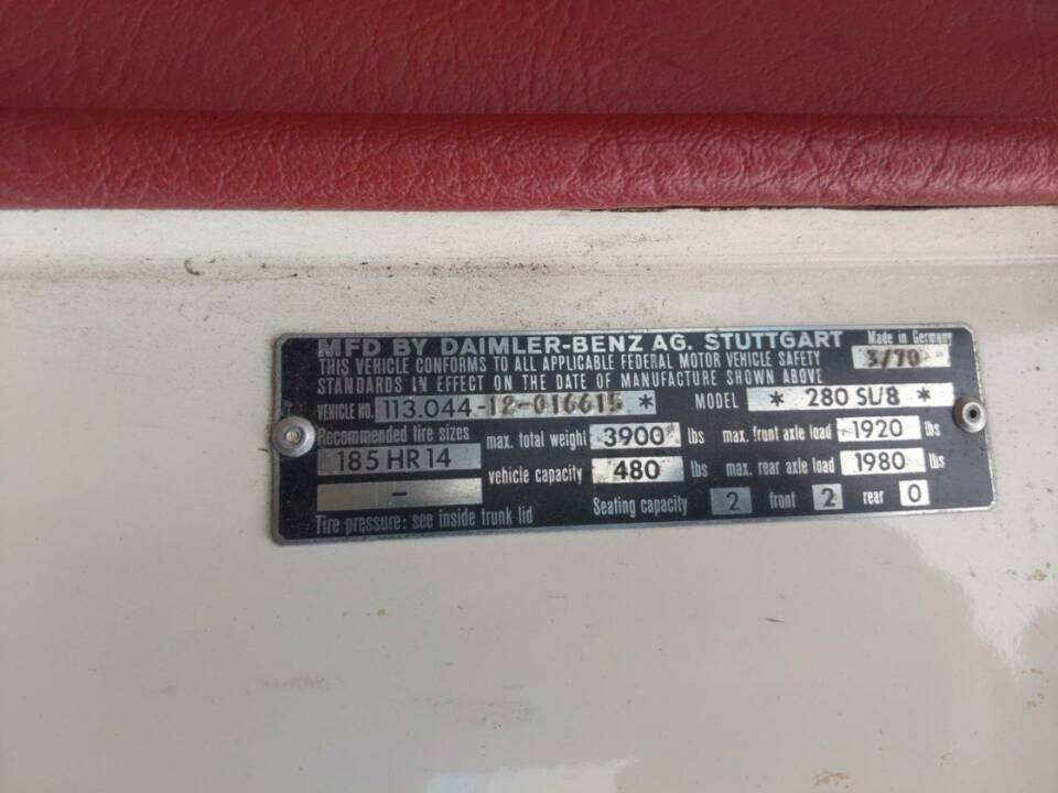 Bild 34/36 von Mercedes-Benz 280 SL (1970)