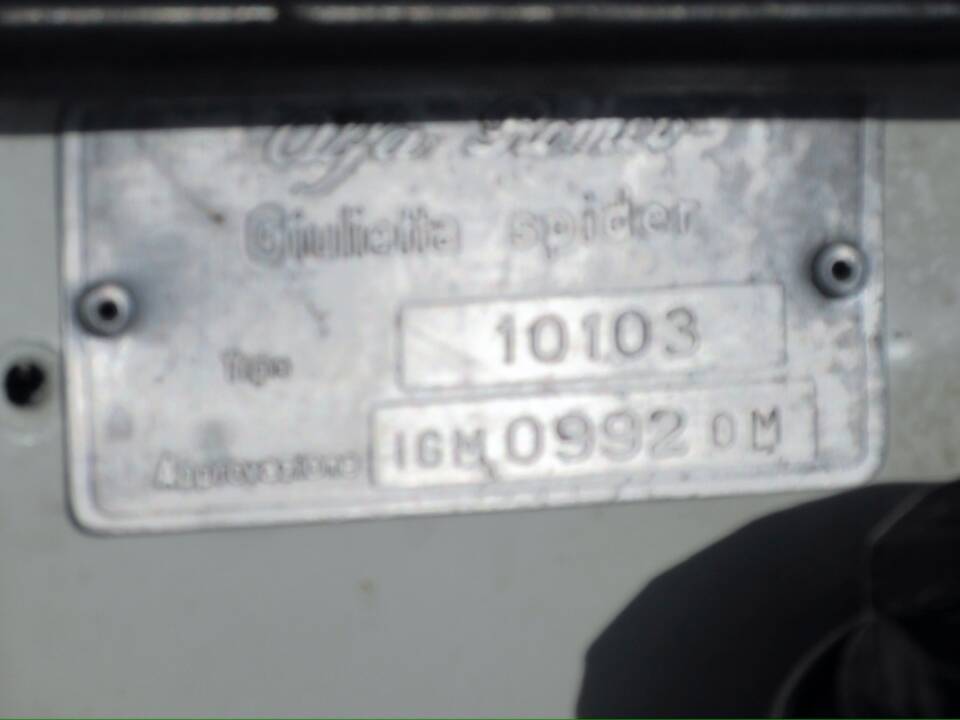 Bild 23/30 von Alfa Romeo Giulietta Spider (1961)