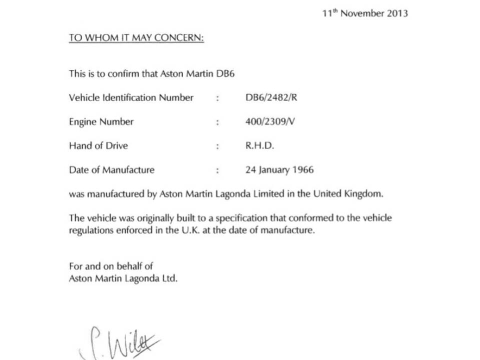 Bild 49/50 von Aston Martin DB 6 Vantage (1966)