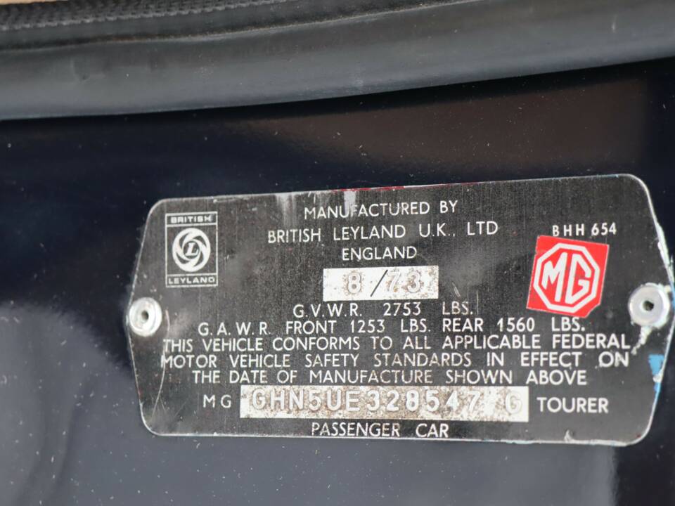 Afbeelding 23/50 van MG MGB (1973)