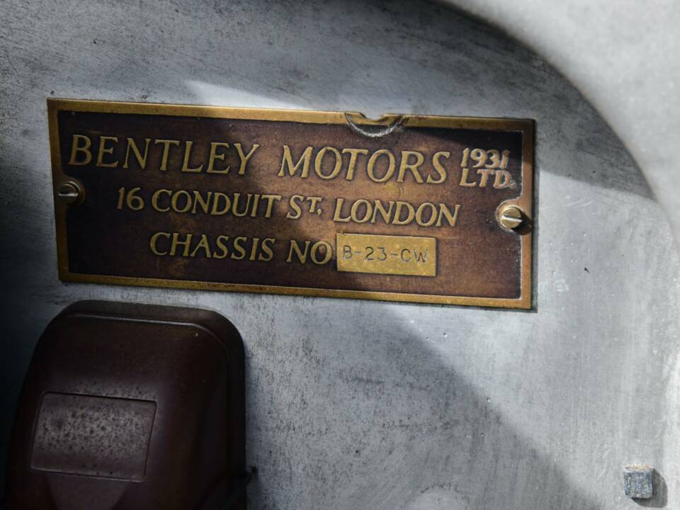Image 62/70 of Bentley 3 1/2 Litre (1934)