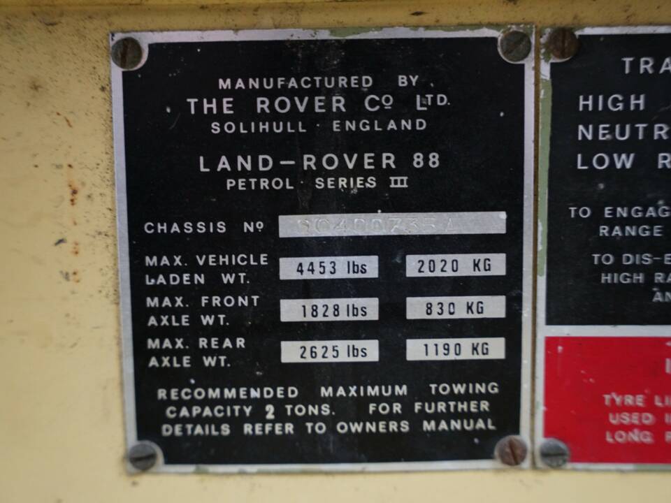 Image 21/50 of Land Rover 88 Lightweight (1973)