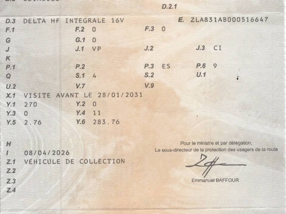 Bild 104/105 von Lancia Delta HF Integrale 16V (1990)