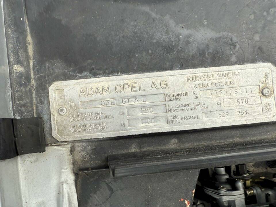 Bild 33/36 von Opel GT 1900 (1972)