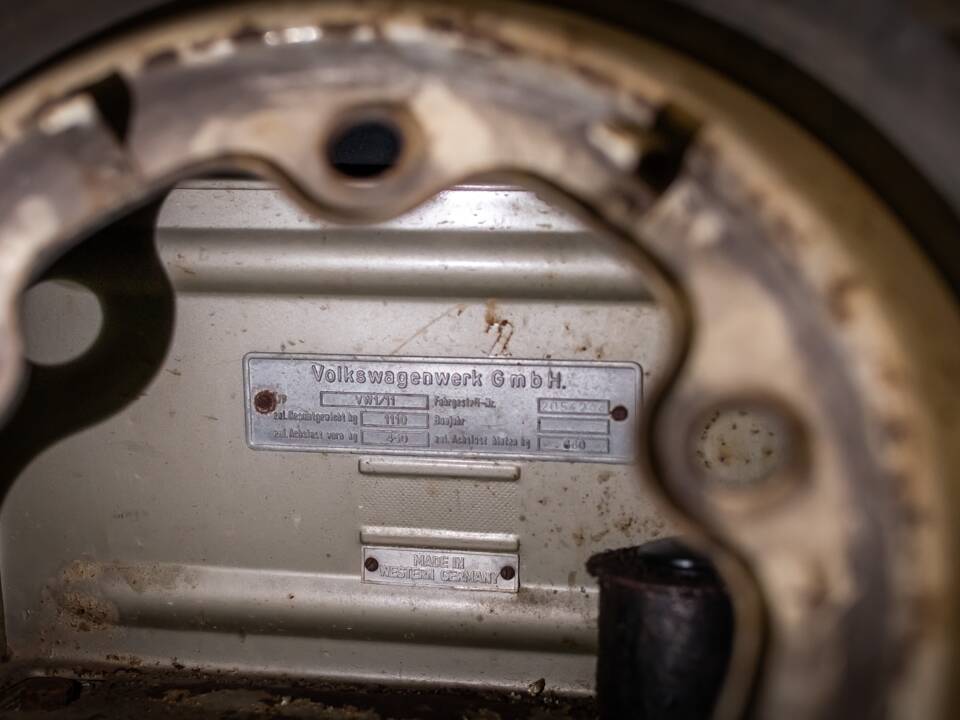 Bild 22/24 von Volkswagen Käfer 1200 Export "Dickholmer" (1958)