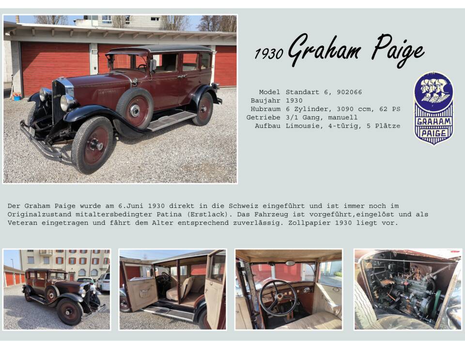 Imagen 10/10 de Graham-Paige Standard Six (1930)