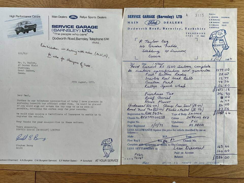 Image 55/55 de Ford Escort RS 1600 (1972)