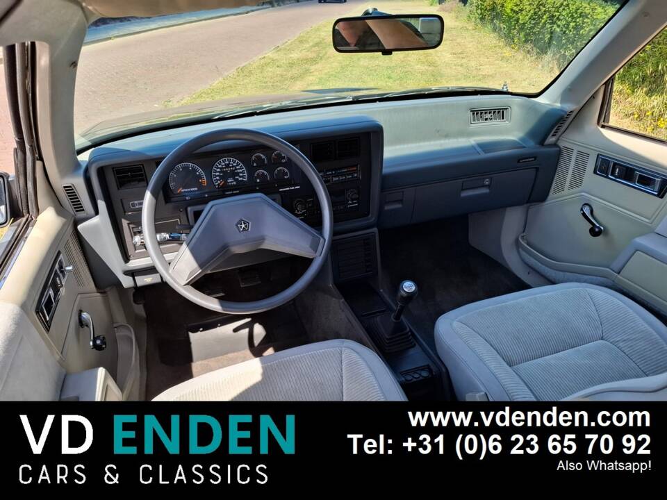 Bild 17/95 von Dodge Lancer 2.2 Turbo (1986)