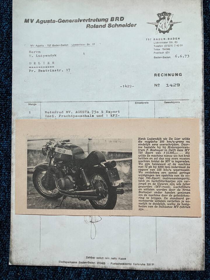 Image 13/18 of MV Agusta DUMMY (1973)