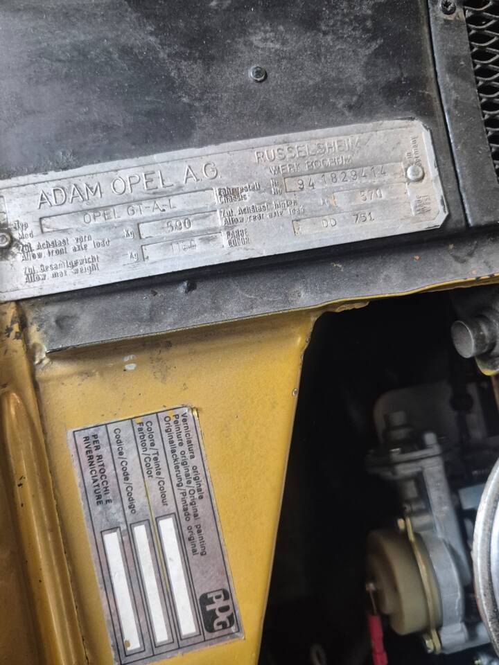 Bild 11/11 von Opel GT 1900 (1969)