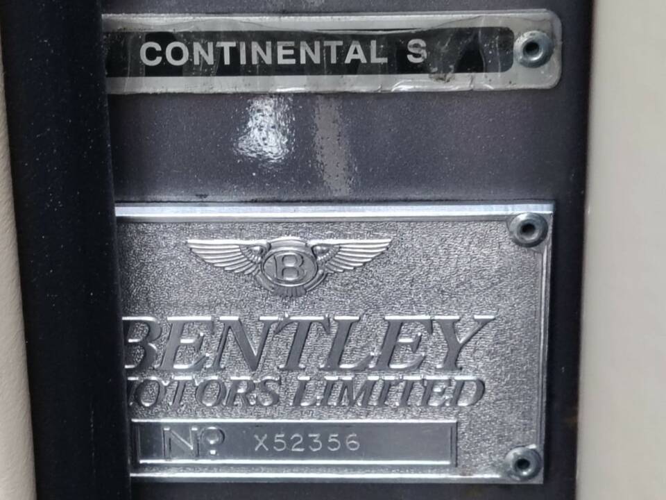 Bild 96/98 von Bentley Continental S (1995)