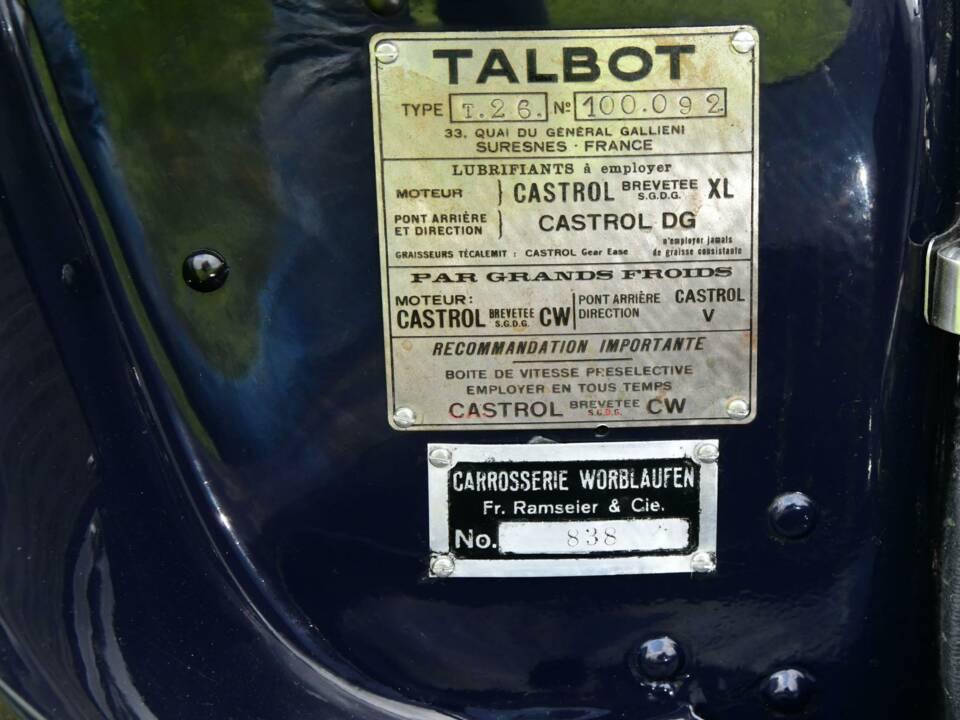 Afbeelding 33/50 van Talbot-Lago T26 Record Worblaufen (1947)