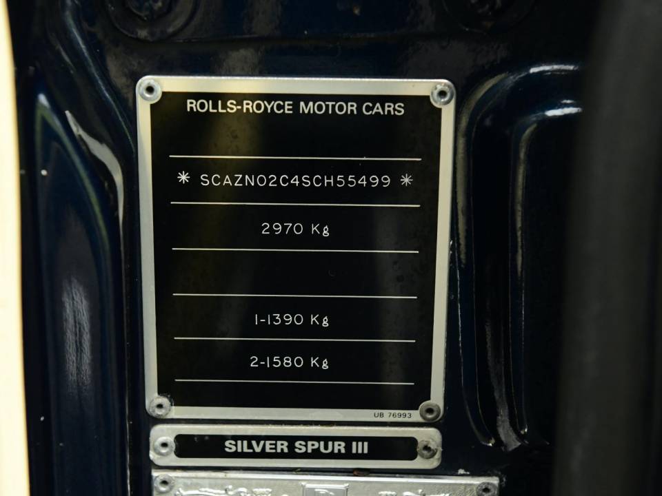 Afbeelding 28/50 van Rolls-Royce Silver Spur III (1995)
