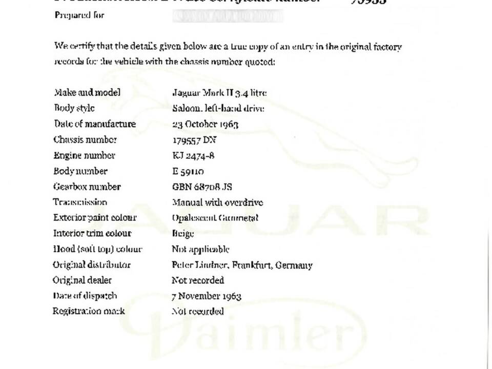 Bild 35/37 von Jaguar Mk II 3.4 (1964)
