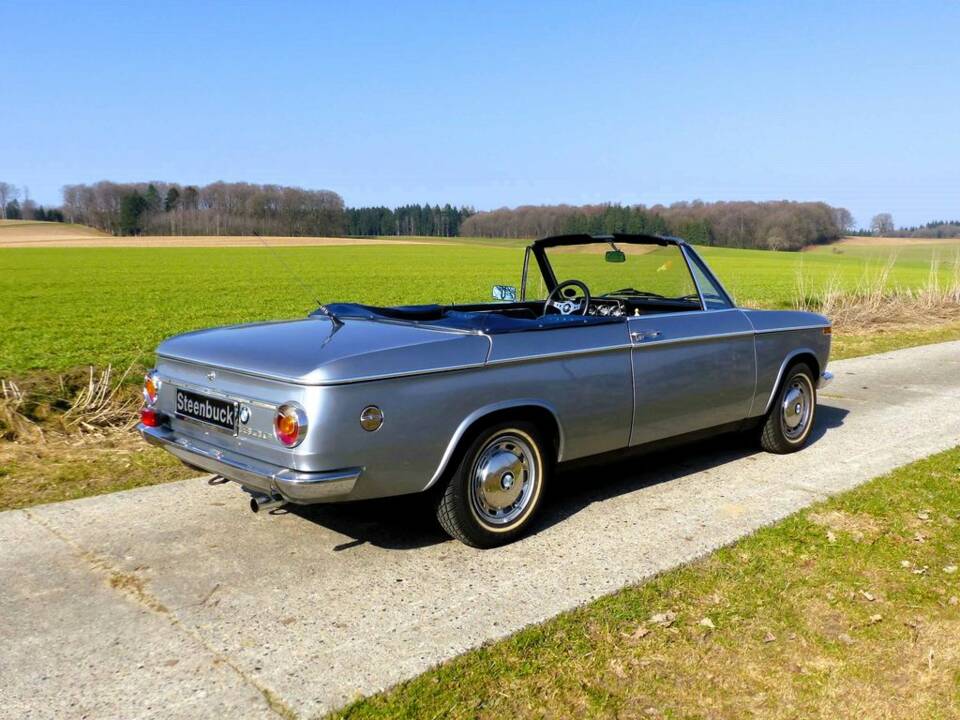 BMW 1600 Cabriolet silber metallic 1969