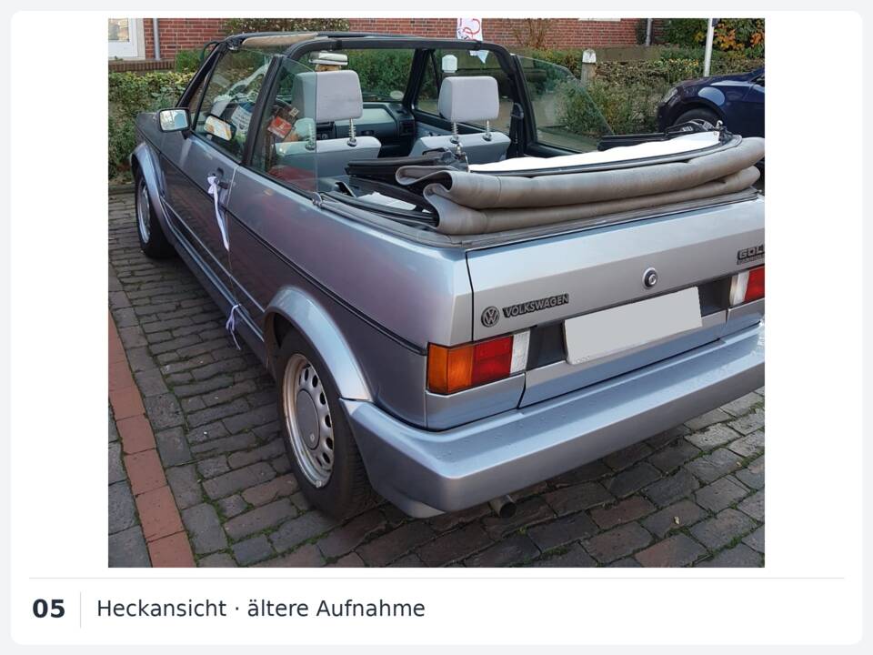 Image 6/15 of Volkswagen Golf Mk I Convertible 1.8 (1988)
