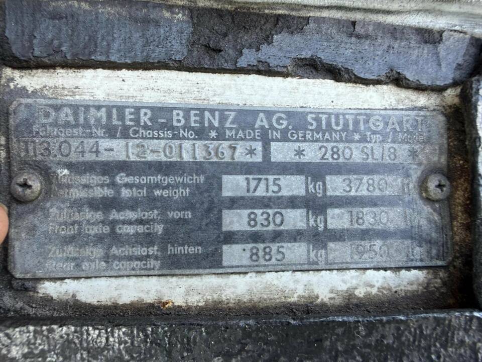 Bild 47/50 von Mercedes-Benz 280 SL (1969)