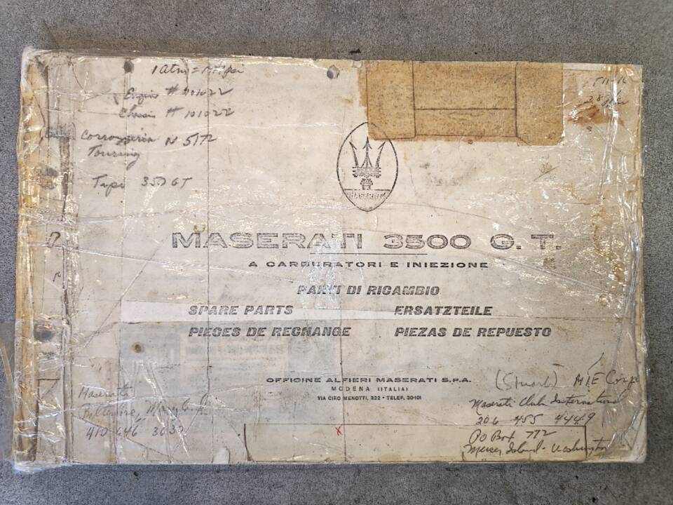 Image 98/98 de Maserati 3500 GT Touring (1957)
