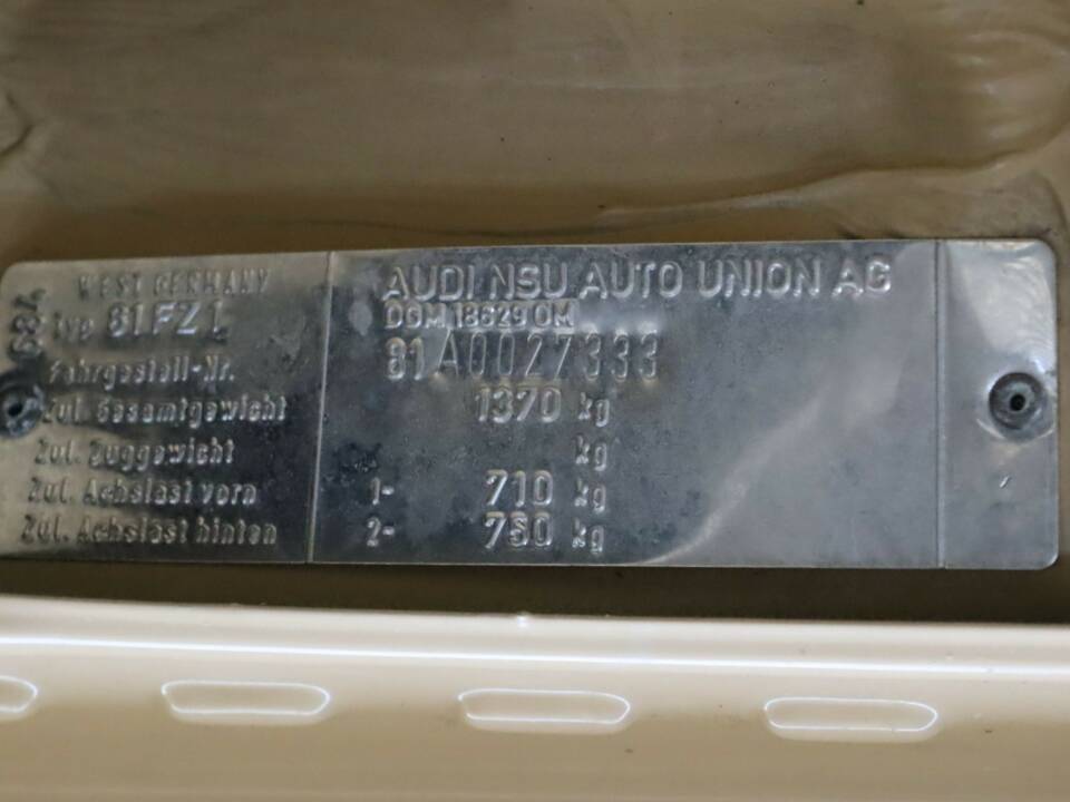 Imagen 47/50 de Audi 80 GL (1979)