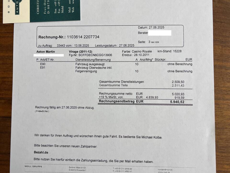 Immagine 70/80 di Aston Martin Virage (2011)