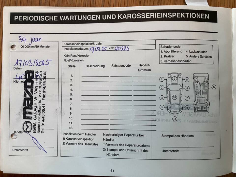 Immagine 8/8 di Mazda MX-5 1.6 (1991)
