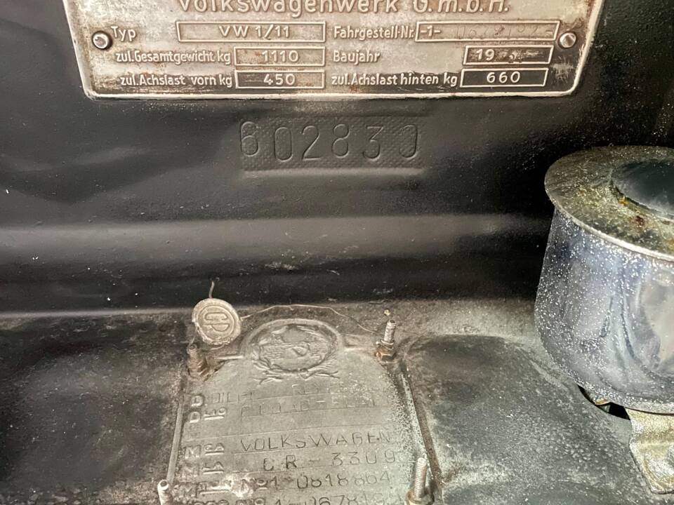 Image 14/14 de Volkswagen Käfer 1200 Export "Ovali" (1954)