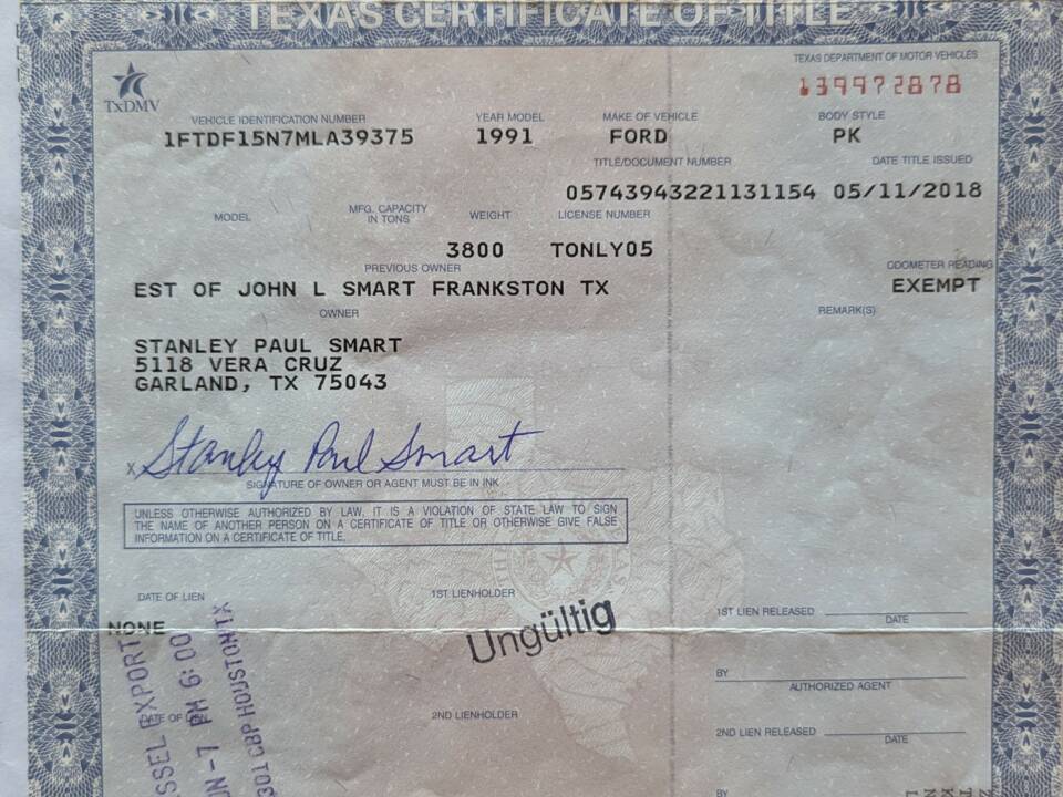 Image 61/65 of Ford F-150 (1991)