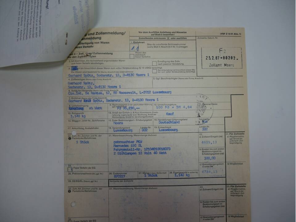 Image 27/27 of Mercedes-Benz 190 SL (1960)